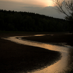 Закаты на Сухой протоке. Серебро речных дорог